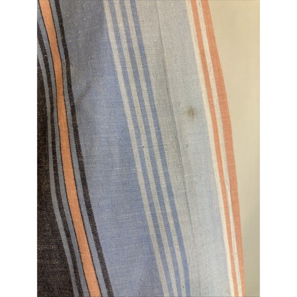 Wrangler Men's Pearl Snap Western Shirt-16x34-Blue-White Striped - Picture 5 of 10